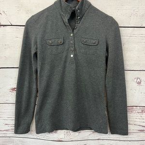 Ariat Long Sleeve Polo Shirt | Grey | Womens XS
